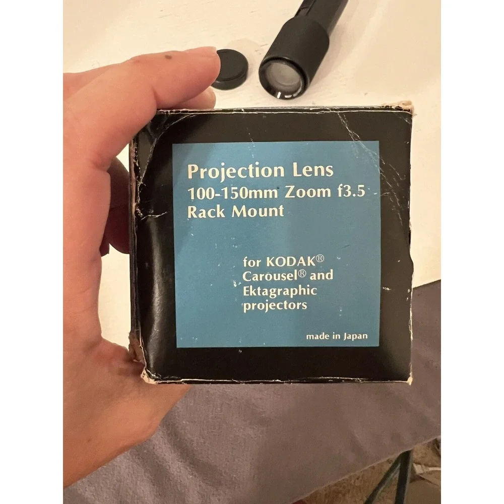 Vintage Raynox‎ Projection Lens 100-150mm Zoom f3.5-Original Box-Untested